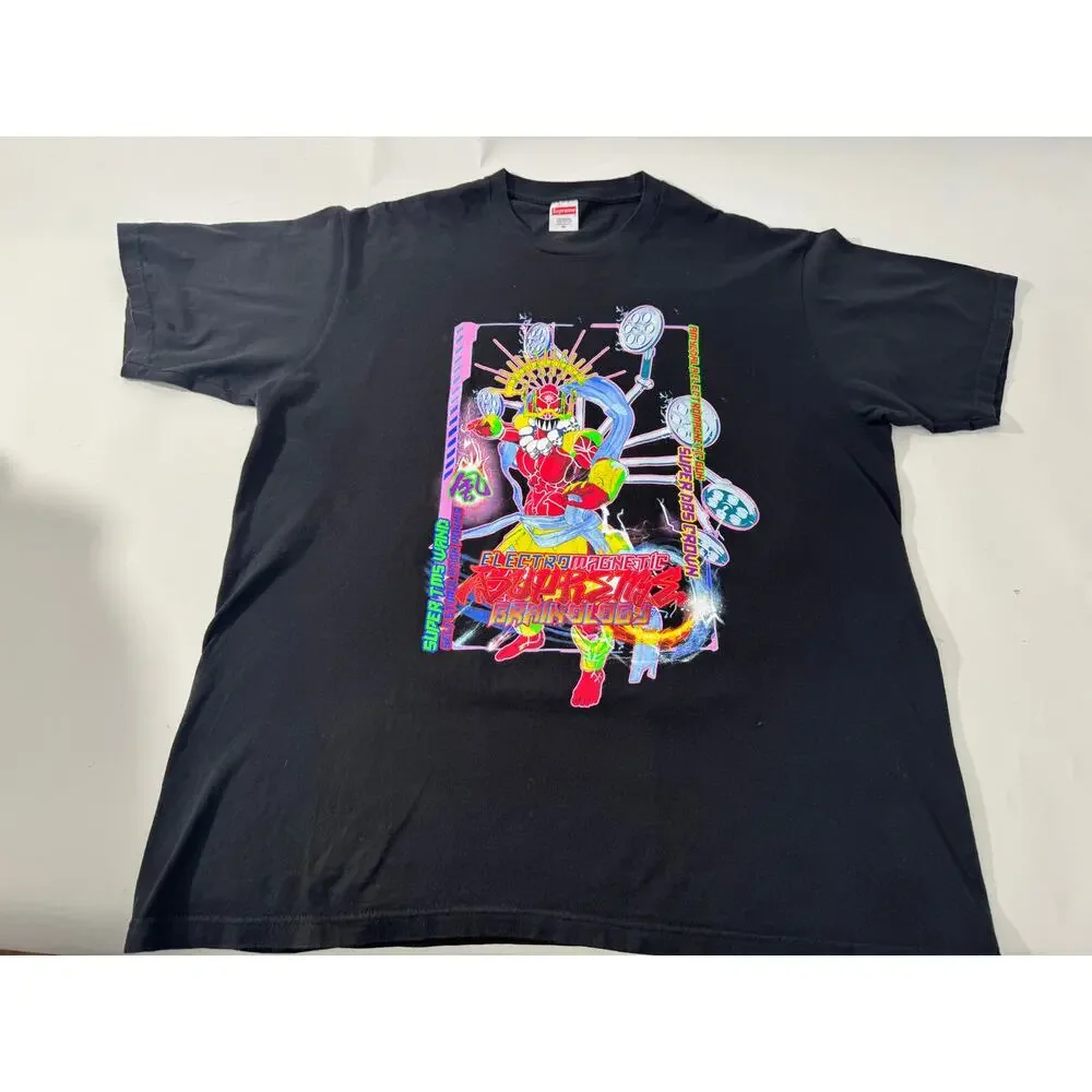 Men's Supreme Rare Electromagnetic Short Sleeve T-Shirt Size XL
